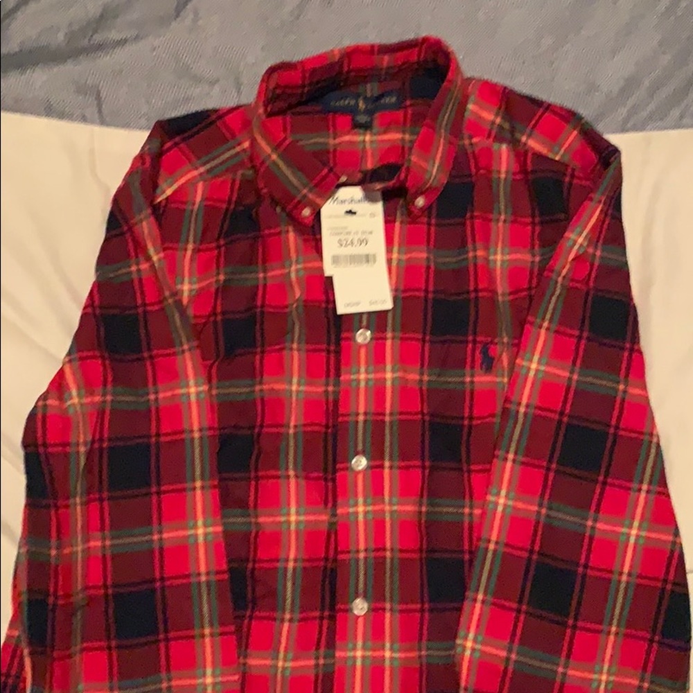 Boys long sleeve polo